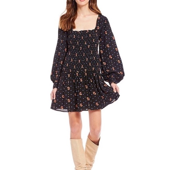 Free People Dresses & Skirts - Free People Two Faced Dress Black Size M NWT